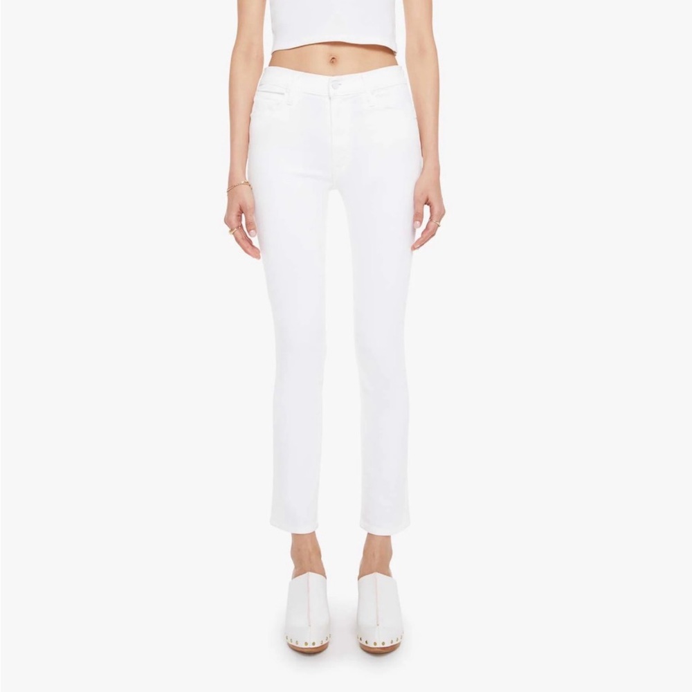 MOTHER Superior Cream Jeans